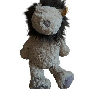 Steiff Lionel Lion Soft Cuddly Friends Button Ear Plush Doll Yellow Tag 11”